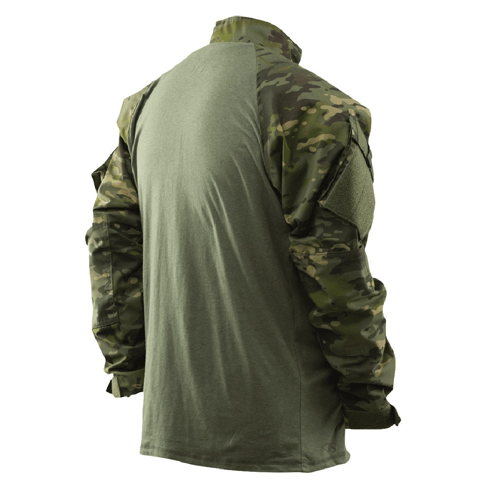 T.R.U. 1/4 ZIP 50/50 NYLON/COTTON COMBAT SHIRT - CAMO – Arocep