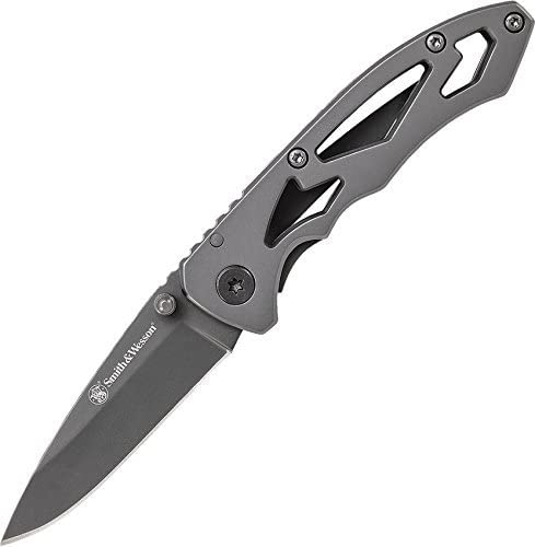 SMITH & WESSON FRAME LOCK DROP POINT FOLDING KNIFE