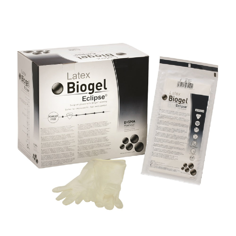 BIOGEL ECLIPSE SURGICAL POWER-FREE GLOVES, SIZE 5.5 CS – Arocep