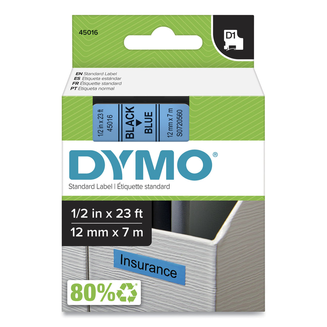 TAPE,DYM04500,1/2",BK/BE