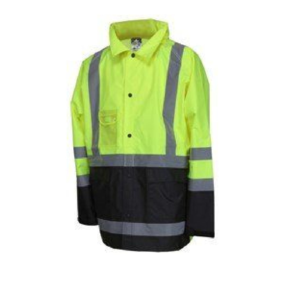 CLASS 3 Hi-VIS WATERPROOF RAIN JACKET