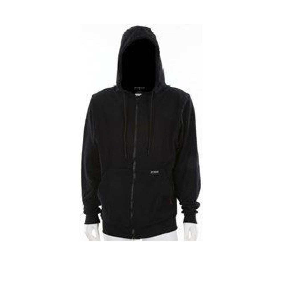 FR ZIP HOODED SWEATSHIRT BLACK