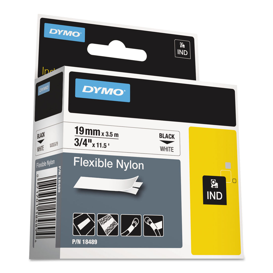 TAPE,3/4",FLEX,NYLON,WHT