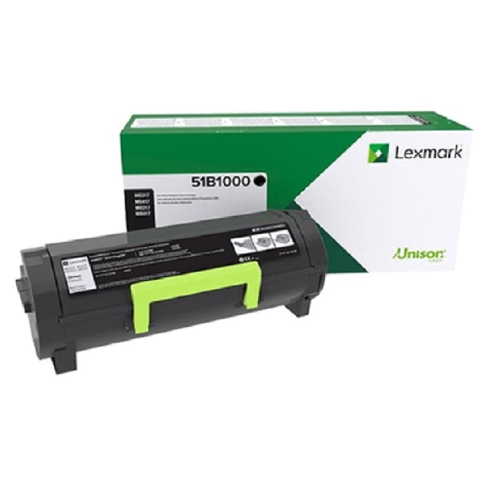 LEXMARK 51B1000 RTN PRGM BLACK TONER