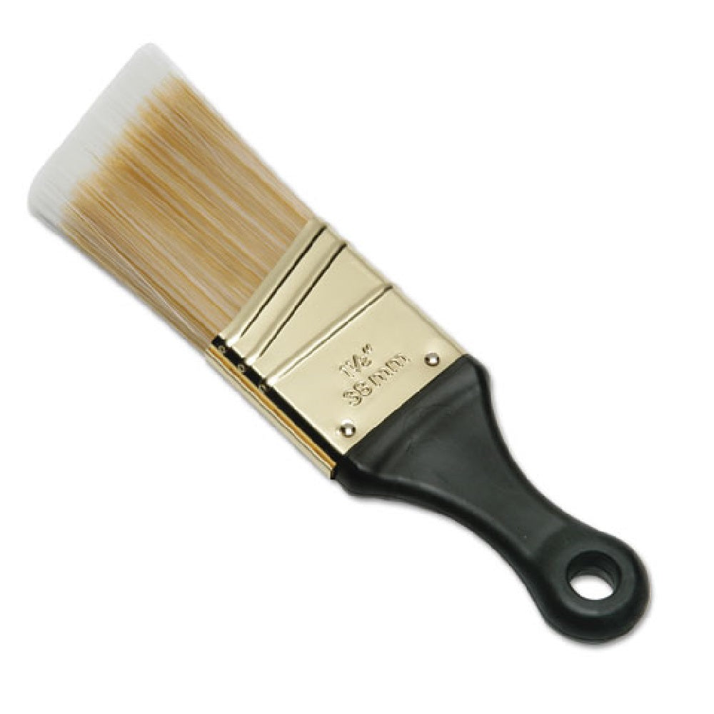 ANGLE SASH 1 1/2 WIDE PAINT BRUSH, 3 SHORT HANDLE - 6) BRUSHES/PACK –  Arocep