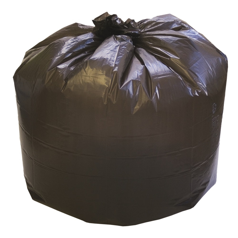"TRC" RECYCLED EXTRA EXTRA HEAVY DUTY, TRASH BAG, BLACK or BROWN BX