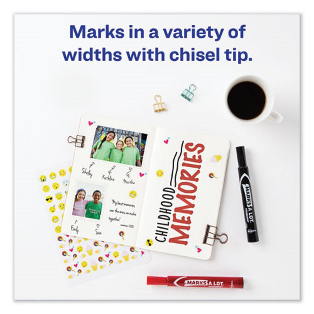 Marks A Lot - Marks A Lot, Markers, Permanent (2 count), Shop