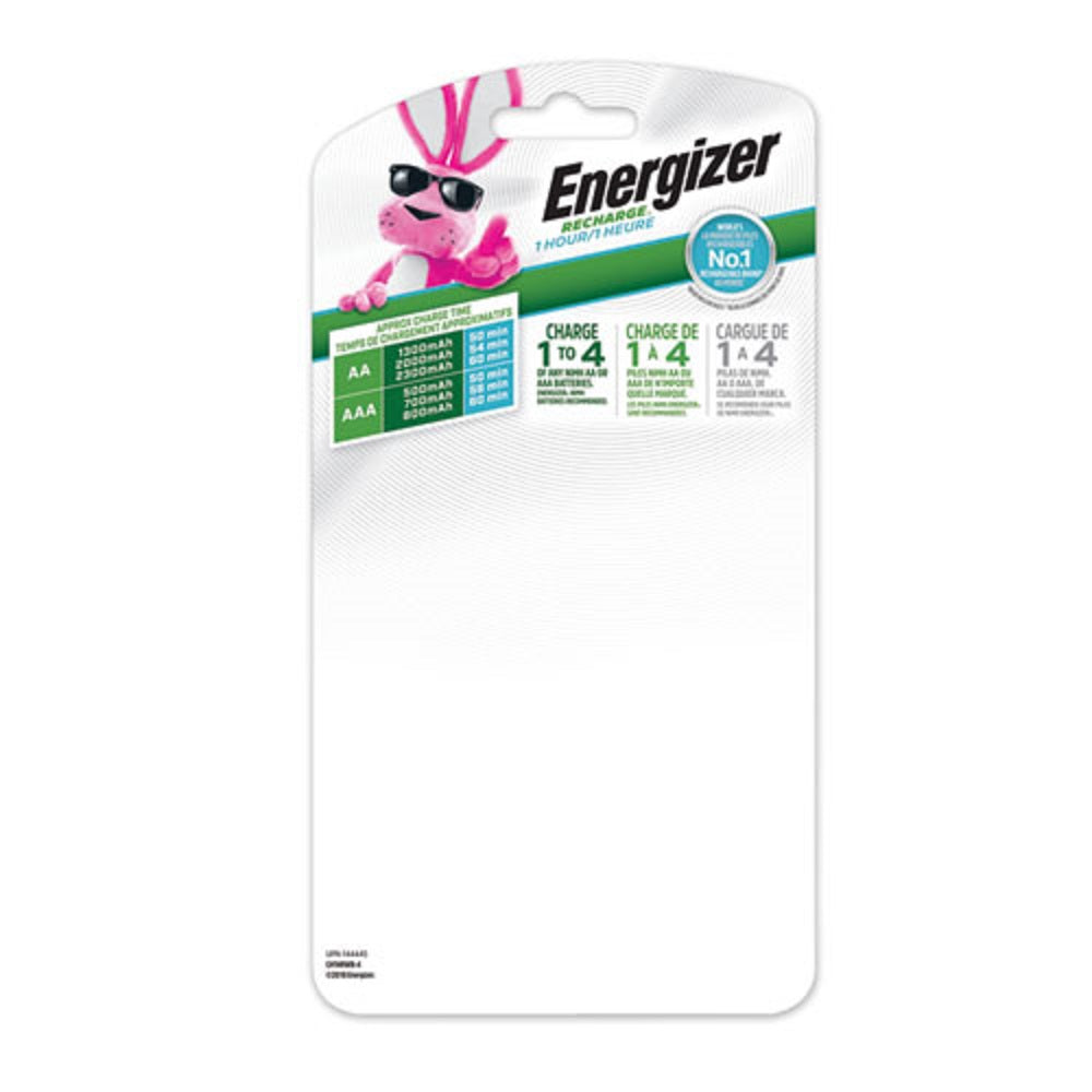 Energizer Recharge 1-Hour Charger for NiMH Rechargeable AA and AAA