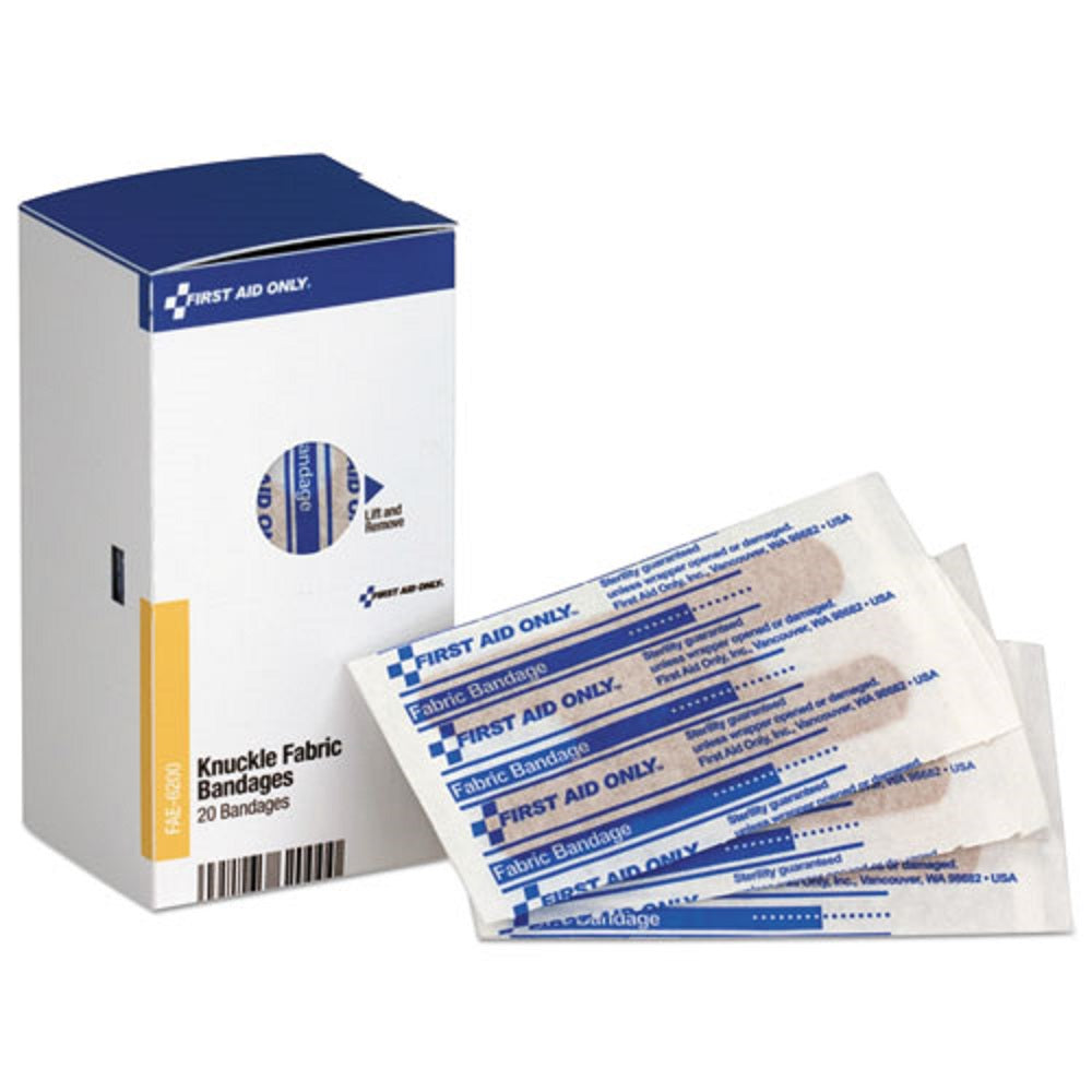 REFILL FOR SMART COMPLIANCE GENERAL BUSINESS CABINET - KNUCKLE FABRIC BANDAGES - 20/BOX
