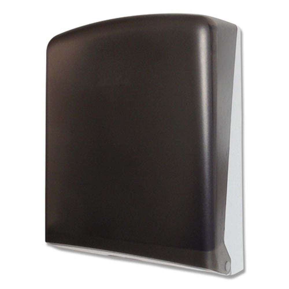 FOLDED TOWEL DISPENSER - 11 x 4.5 x 1 - SMOKE