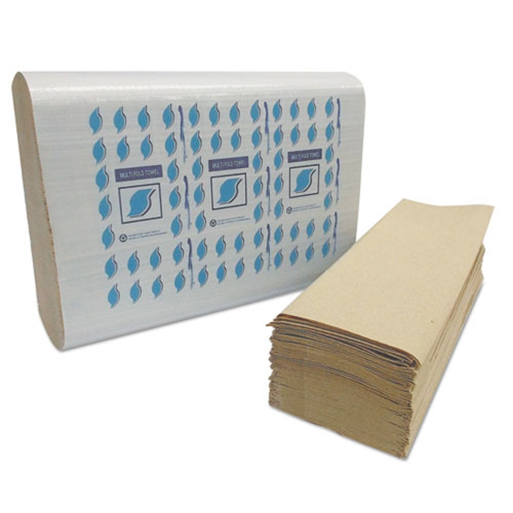 GEN MULTI-FOLD PAPER TOWELS, 1 PLY - KRAFT
