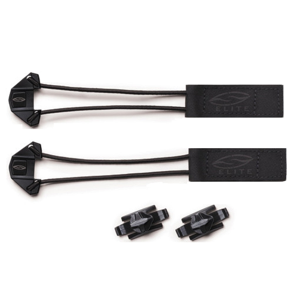 GOGGLE BUNGEE VELCRO QUICK STRAP KIT, BLACK