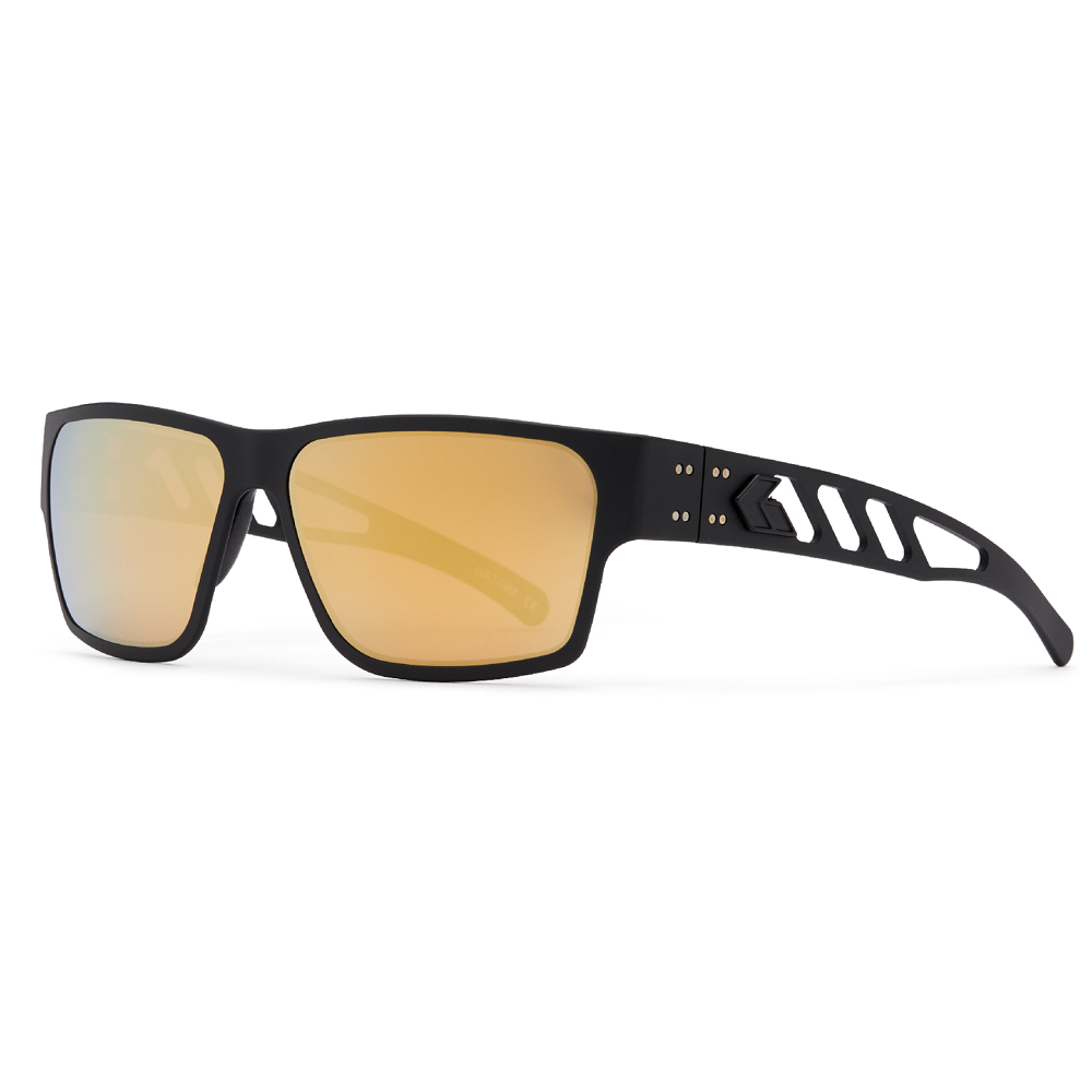 DELTA - M4 - MATTE BLACKOUT - ROSE POLARIZED W/GOLD MIRROR