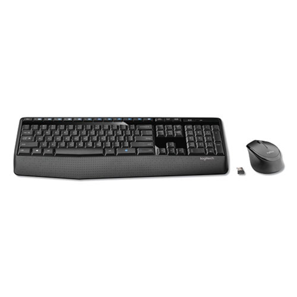 LOGITECH MK345 WIRELESS COMBO - 2.4 GHz FREQUENCY/30 FT. WIRELESS RANGE - BLACK