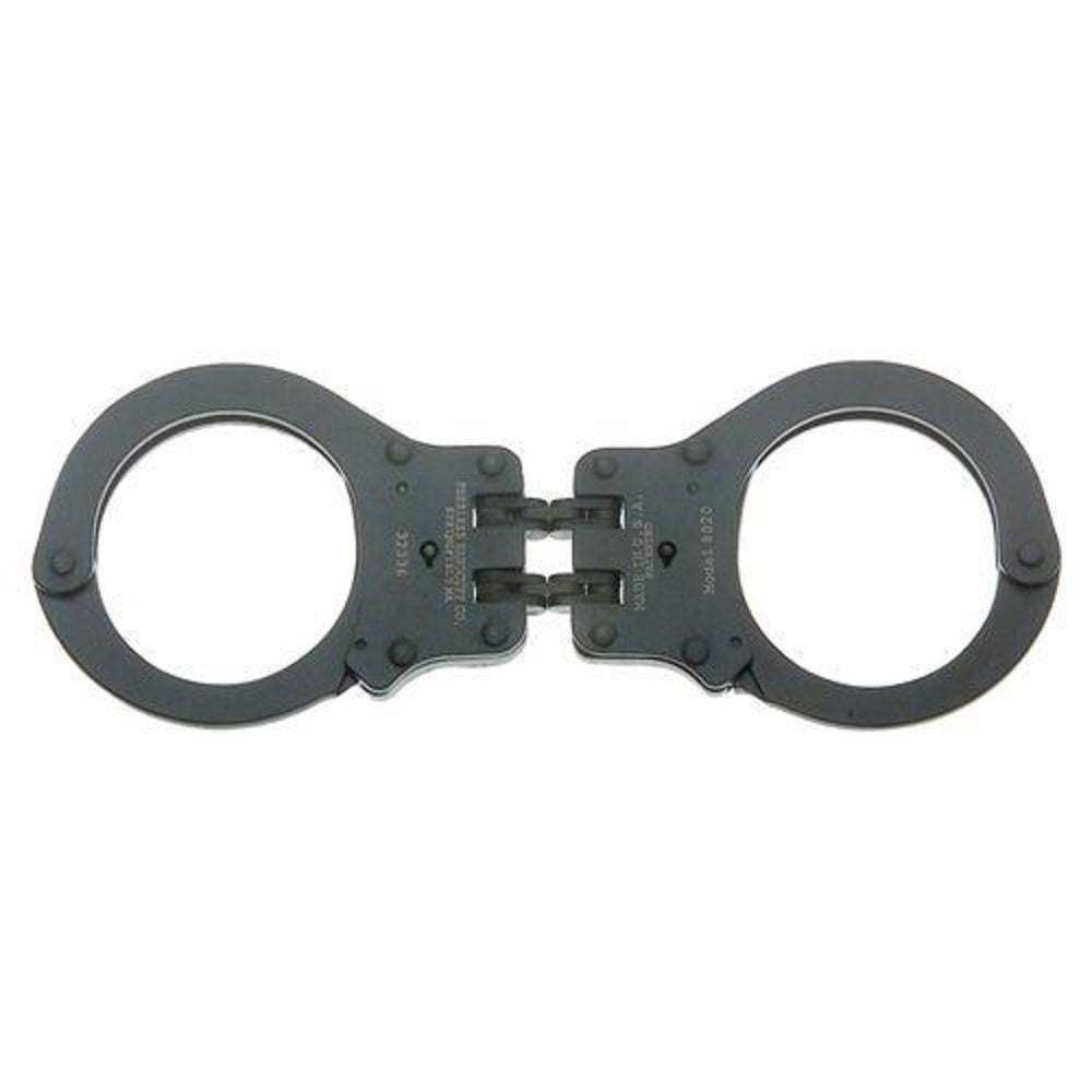 MODEL 802C HINGED HANDCUFF - BLACK OXIDE FINISH