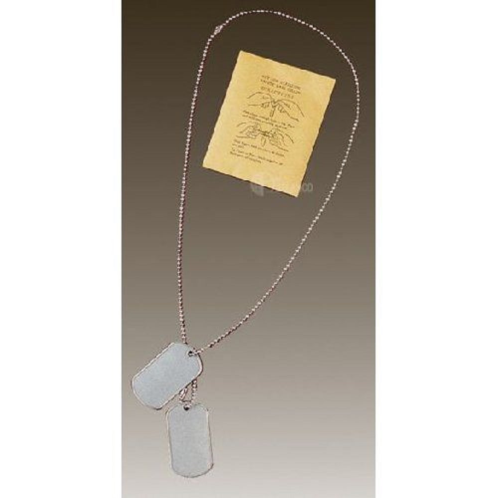 GI STAINLESS STEEL DOG TAG CHAINS