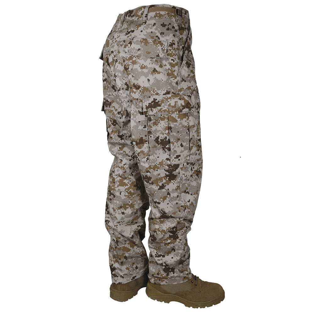 BDU PANTS 65/35 POLYESTER COTTON RIP-STOP, CAMO