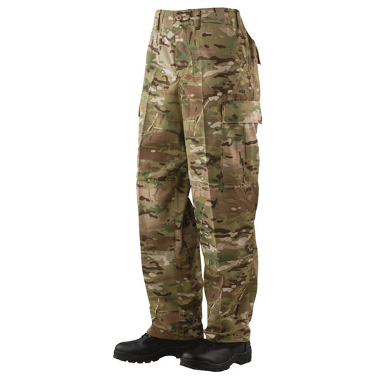 BDU PANTS 65/35 POLYESTER COTTON RIP-STOP, CAMO