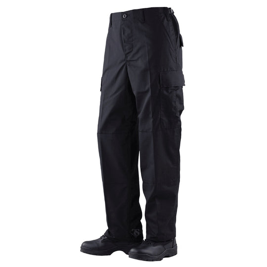 BDU PANTS 65/35 COTTON POLYESTER, BLACK