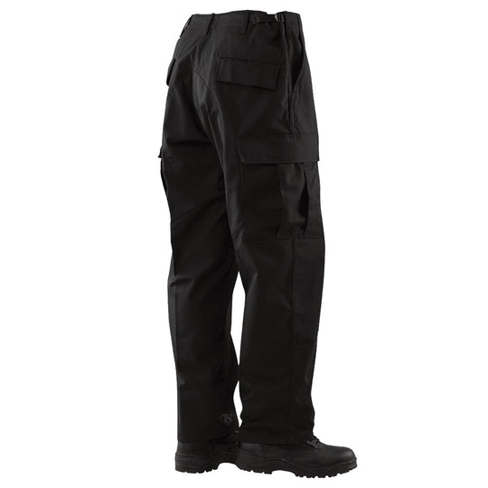 BDU PANTS 65/35 COTTON POLYESTER, BLACK