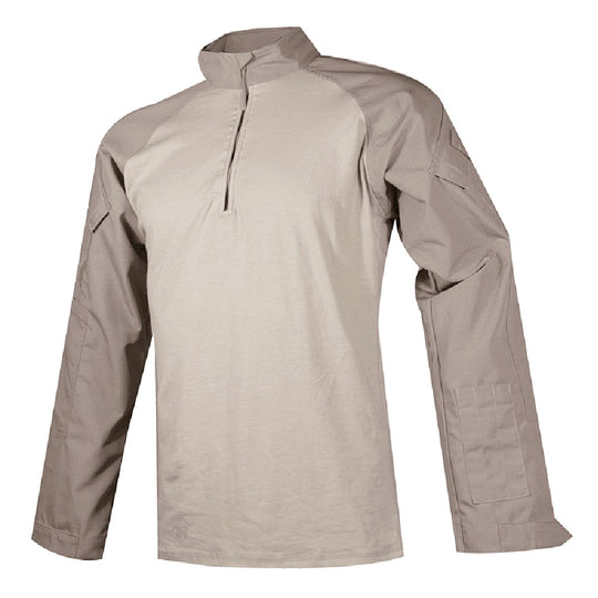 T.R.U. 1/4 ZIP 65/35 POLYESTER/COTTON COMBAT SHIRT