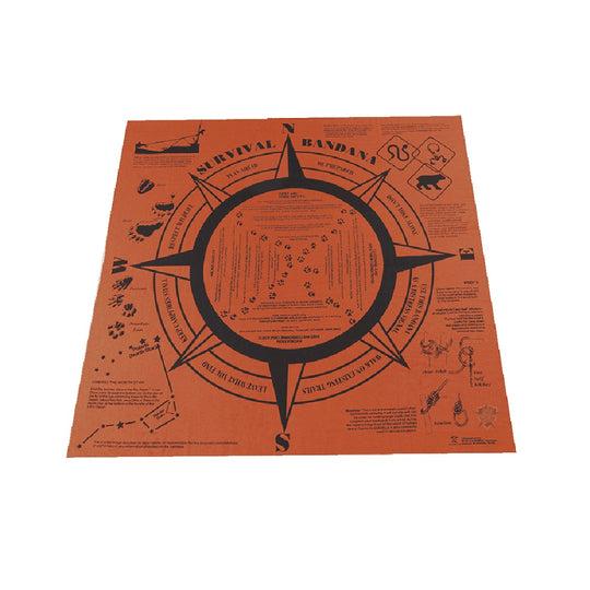 SURVIVAL HANDKERCHIEF - ORANGE