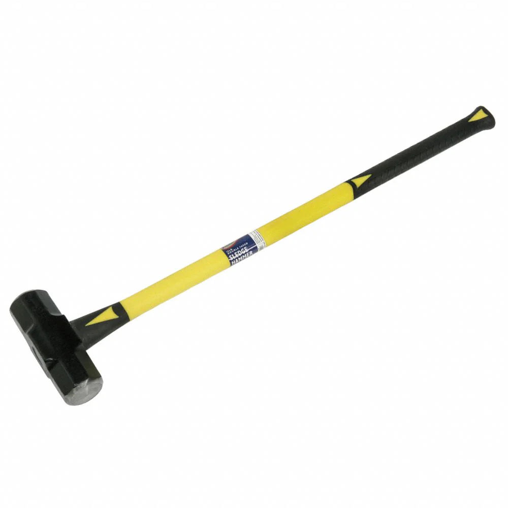 5120009006098 AbilityOne NSN9006098 Hammer, 12 lb, Sledge, Double-Faced, 34" Fiberglass Handle, Cushioned Grip Ea