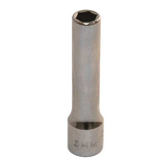 5120013487272, 1/4" DRIVE, 6MM DEEP METRIC SOCKET, 6-POINT FASTENER EA