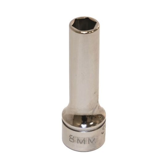 5120013489187, 3/8" DRIVE, 8MM  DEEP METRIC SOCKET, 6-POINT FASTENER EA