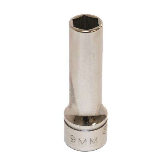 5120013489188, 3/8" DRIVE, 9MM DEEP METRIC SOCKET, 6-POINT FASTENER EA