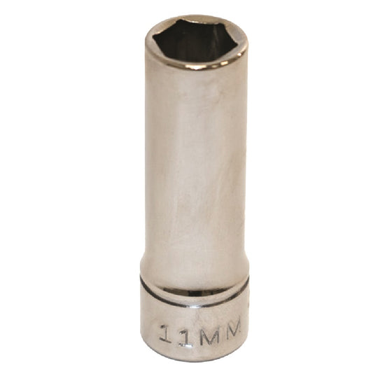 5120013489190, 3/8" DRIVE, 11MM DEEP METRIC SOCKET, 6-POINT FASTENER