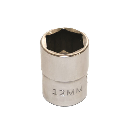 5120013489291, 1/4" DRIVE, 12MM DEEP METRIC SOCKET, 6-POINT FASTENER