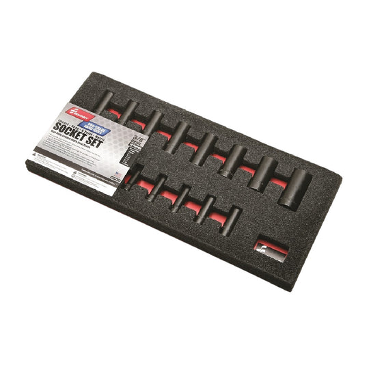 5130016503992, PRO-GRADE HIGH TORQUE DEEP IMPACT SOCKET SET, 14 PIECE SET