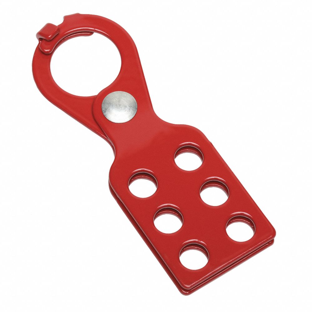 5340016502623 ABILITYONE LOCKOUT TAGOUT HASP, STEEL W/TABS 12/BX