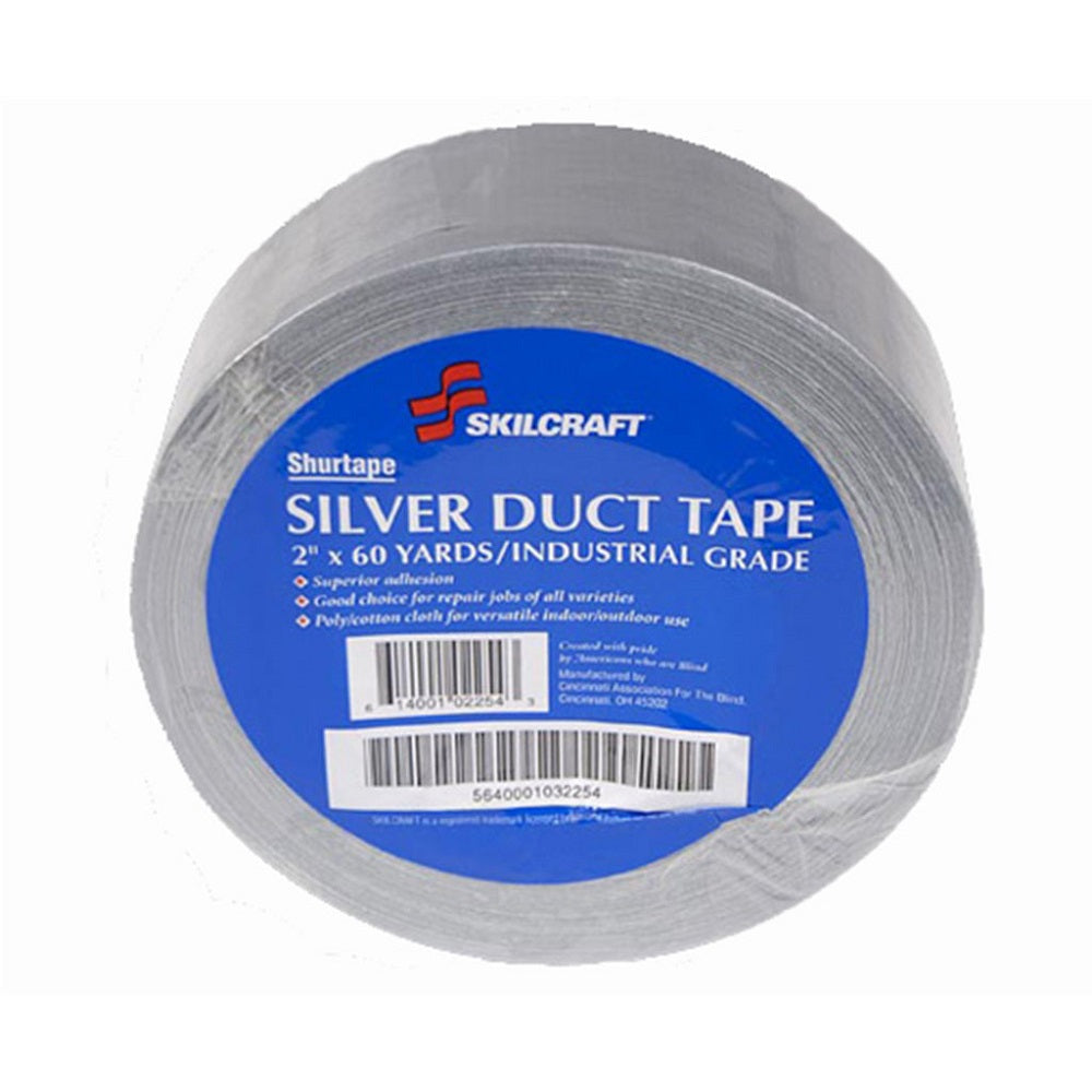 5640001032254 SILVER DUCT TAPE, 3" CORE BX