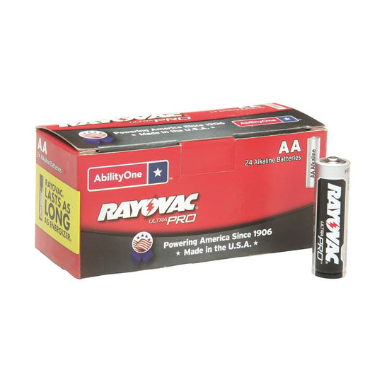 6135009857845 AbilityOne, Battery, Non-Rechargeable, AA, 1.5V, Alkaline, NEDA 15A, PG/24