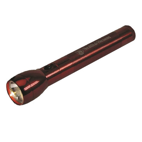 6230015133296 AbilityOne, Flashlight, Aluminum, LED Lamp, 2 AA, Red, 6 1/4" Ea