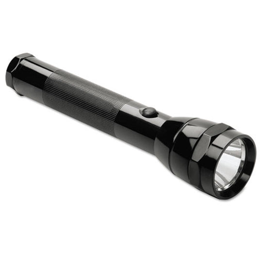 6230015133306 AbilityOne, Flashlight, Aluminum, LED Lamp, 2 D, Black, 10 1/2" Ea