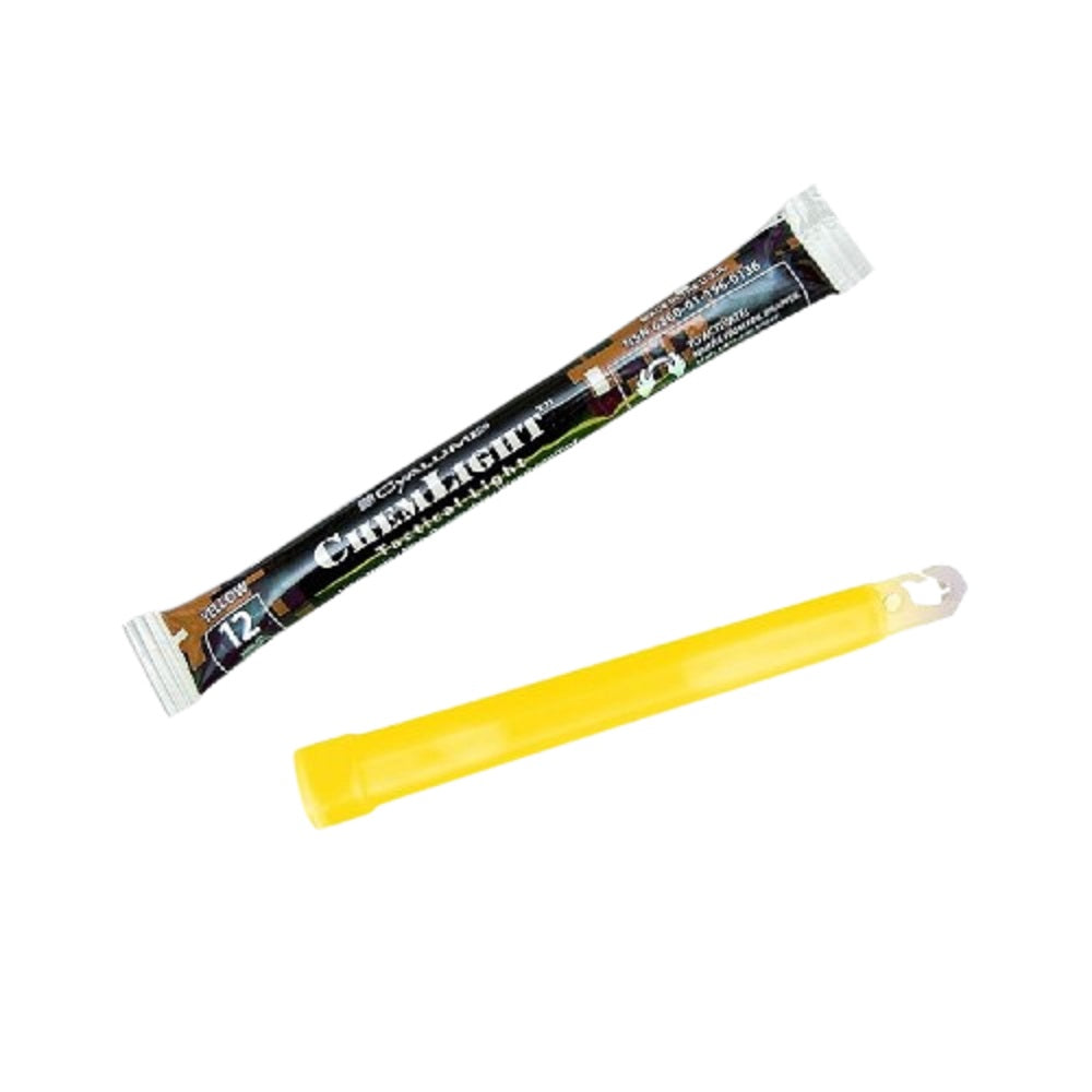 6260011960136 AbilityOne, LC Industries, Chemlight Lightstick, 6" - 2 Hours, Yellow, 10 / Bx