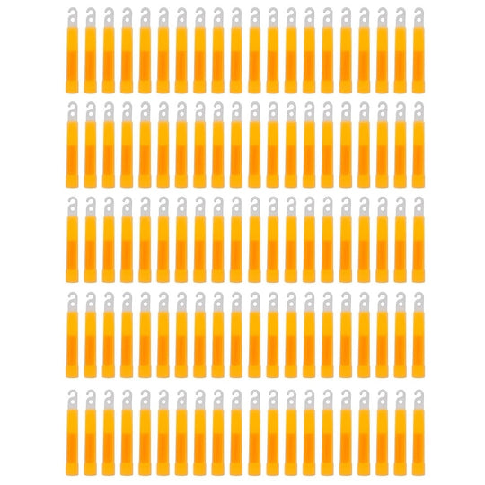 6260012827630 AbilityOne, LC Industries Chemlight Lightstick, 6-Hour, 4", Orange 100 / Bx