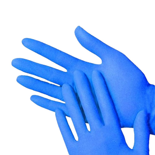 TEXTURED NITRILE EXAMINATION POWDER-FREE GLOVES, X-SMALL  CS