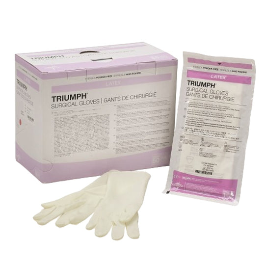 TRIUMPH SURGICAL POWDER-FREE GLOVES, SIZE 6.0  CS