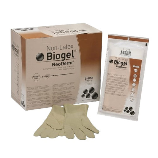 BIOGEL NEODERM SURGICAL POWDER-FREE GLOVES, SIZE 5.5  CS