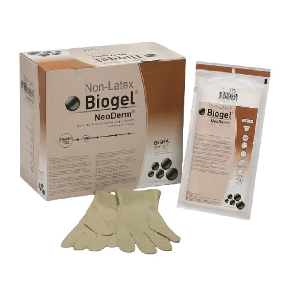 BIOGEL NEODERM SURGICAL POWDER-FREE GLOVES, SIZE 7.0  CS