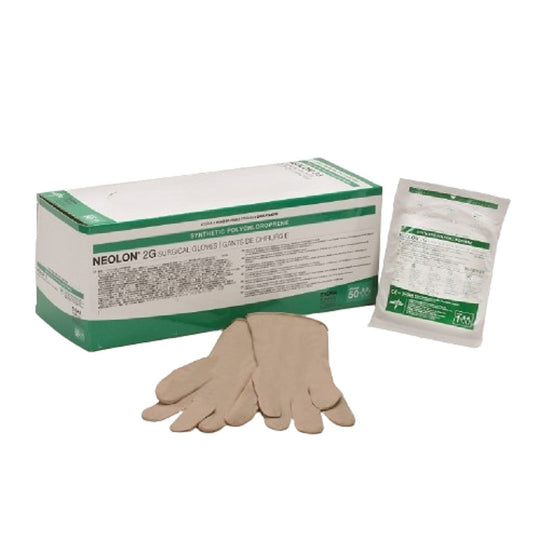 NEOLON 2G SURGICAL POWDER-FREE GLOVES, SIZE 5.5  CS