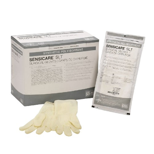 SENSICARE SLT SURGICAL POWDER-FREE GLOVES, SIZE 5.5  CS