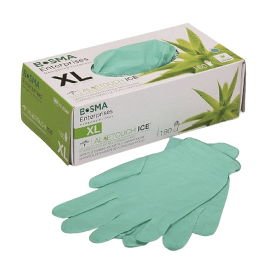 ALOETOUCH EXTENDED CUFF NITRILE POWDER-FREE EXAMINATION GLOVES, X-LARGE  CS