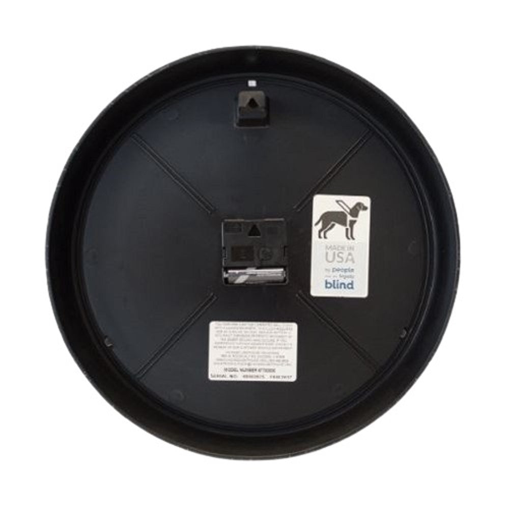 6645014919832 AbilityOne, Clock, Wall, 12/24 Hour, Atomic, Black, 12-3/4" Diameter 10/Bx