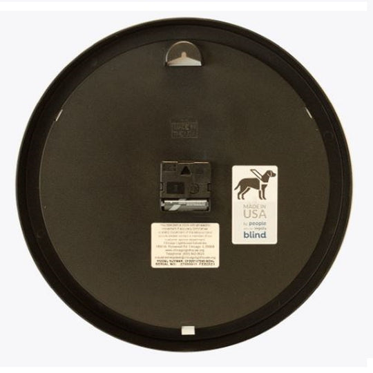 6645016238824 AbilityOne, Clock, Wall Quartz, Black, 16.5"  Diameter Ea