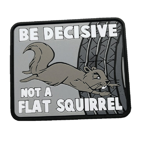 BE DECISIVE MORALE PATCH - BLACK/GREY